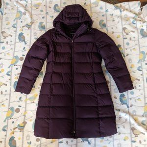 Lands End Medium Tall Down Filled Long Puffer Coat Size Medium (10-12) Tall